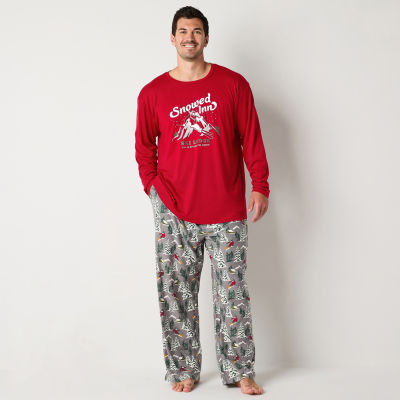 North Pole Trading Co. Mens Big Crew Neck Long Sleeve 2-pc. Matching Family Pajama Sets