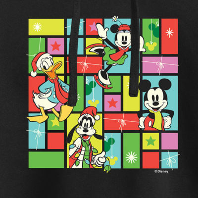 Mickey And Friends Cropped Hoodie Womens Long Sleeve Mickey and Friends Hoodie