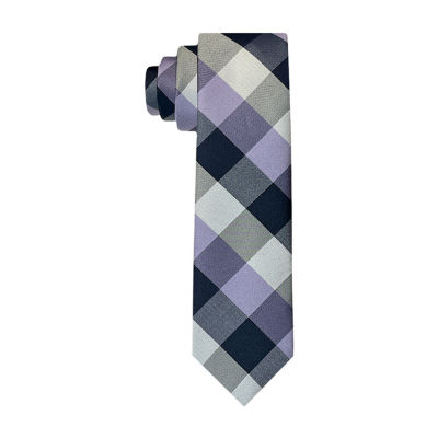 J. Ferrar Plaid Tie