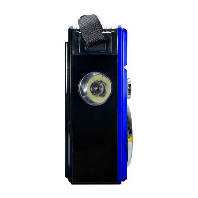 QFX AM/FM/SW Radio with Bluetooth, Flashlight, Floodlight, Telescopic Antenna, Carrying Strap