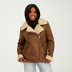 Faux Shearling Coats & Jackets for Women - JCPenney