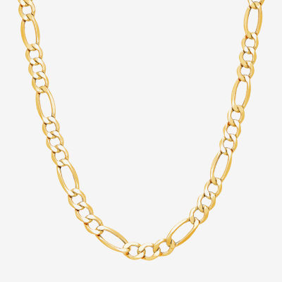 Limited Quantities! Womens 14K Gold 26 Inch Figaro Chain Necklace
