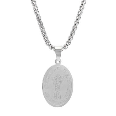 Mens 18K Gold Over Stainless Steel Semisolid Curb Hypoallergenic Chain Bracelet