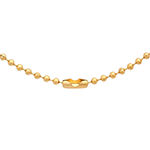 18K Gold Over Stainless Steel 30 Inch Semisolid Box Chain Necklace