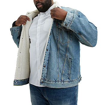 Mutual Weave Men's Big and Tall Denim Jacket