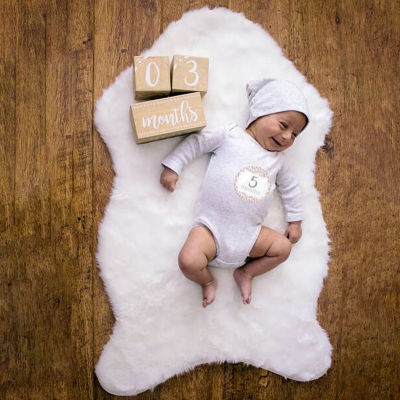 The Peanutshell 3-pc. Unisex Baby Milestones