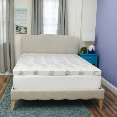 SensorPEDIC 3 Bamboo Charcoal Infused Memory Foam Mattress Topper
