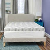 Home Expressions 7-Zone Memory Foam Mattress Topper, Color: Beige - JCPenney