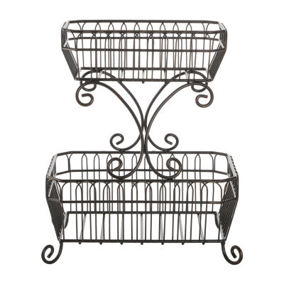 Gourmet Basics by Mikasa Storage Basket, Color Black JCPenney