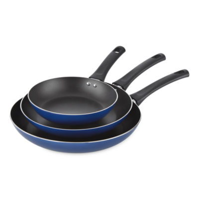 Cooks 3pc. Aluminum NonStick Frying Pan 21809, Color Pure Blue JCPenney