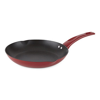 Cook's Essentials Forged Aluminum 11 Covered Fry Pan 