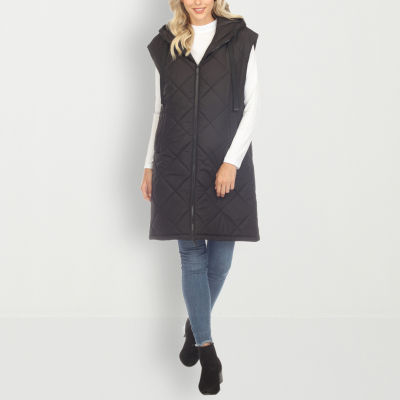 White Mark Water Resistant Womens Puffer Vests