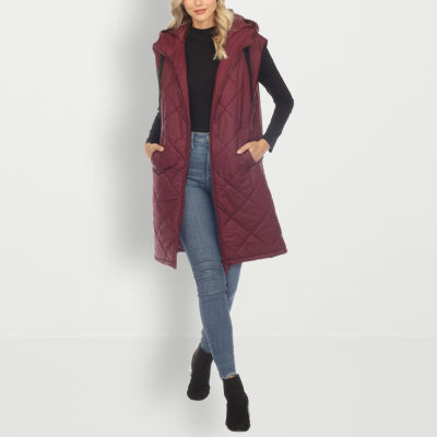 White Mark Womens Puffer Vest JCPenney