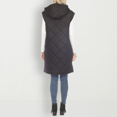 White Mark Water Resistant Womens Puffer Vests