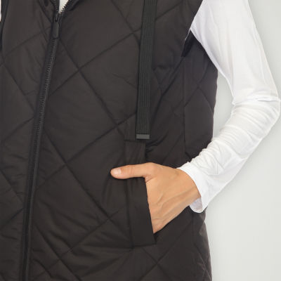 White Mark Water Resistant Womens Puffer Vests