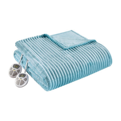 Serta Corded Plush Heated Blanket