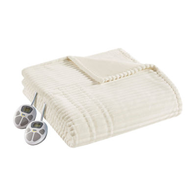 Serta Corded Plush Heated Blanket