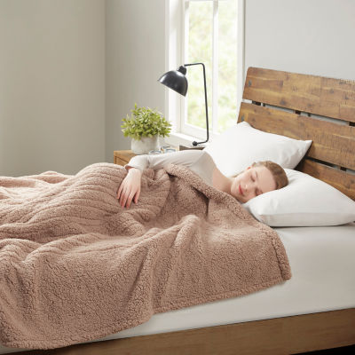 True North By Sleep Philosophy Sherpa Heated Blanket