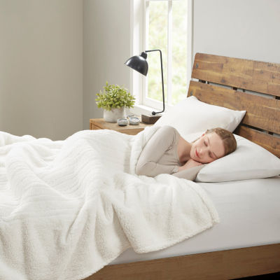 True North By Sleep Philosophy Sherpa Heated Blanket