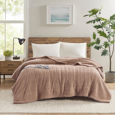 True North By Sleep Philosophy Sherpa Heated Blanket