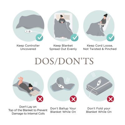 True North By Sleep Philosophy Sherpa Heated Blanket