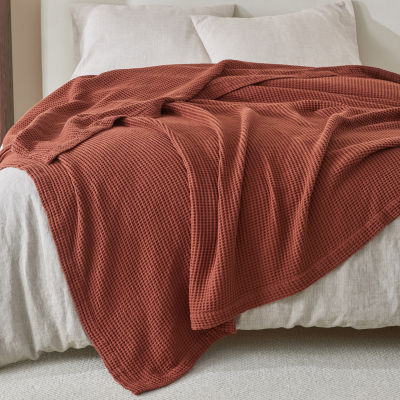 Linery All Season Waffle Weave Soft Blanket