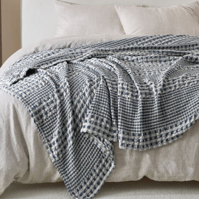 Linery All Season Waffle Weave Soft Blanket