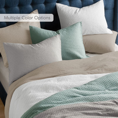 510 Design Mina Waffle Weave Textured Midweight Comforter Set