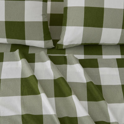 Linery Cotton Printed Flannel Sheet Set