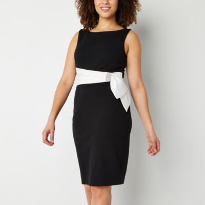 Jessica Howard Womens Sleeveless Sheath Dress