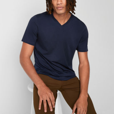 Stylus Mens V Neck Short Sleeve T-Shirt