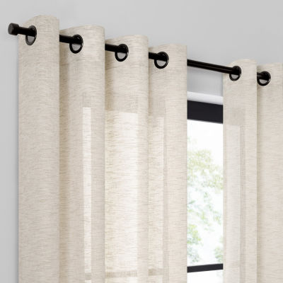 Umbra Dagen Sheer Grommet Top Single Curtain Panel