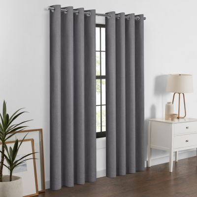 Eclipse Larissa Grommet Top 100% Blackout Single Curtain Panels