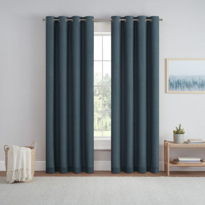 Eclipse Dutchess Grommet Top 100% Blackout Single Curtain Panel