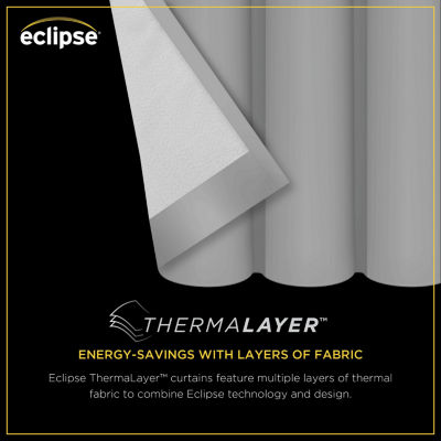 Eclipse Dutchess 100% Blackout Grommet Top Single Curtain Panel