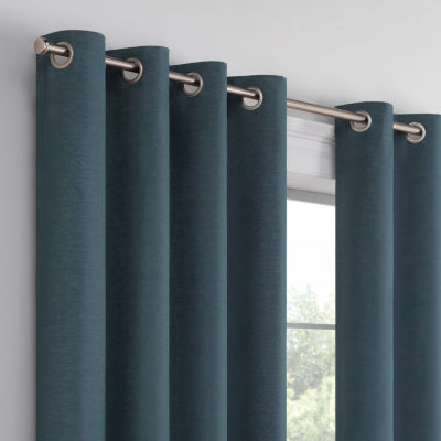 Eclipse Dutchess Grommet Top 100% Blackout Single Curtain Panel