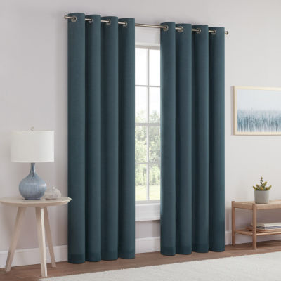 Eclipse Dutchess Grommet Top 100% Blackout Single Curtain Panel