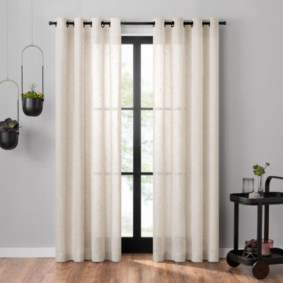 Umbra Dagen Sheer Grommet Top Single Curtain Panel