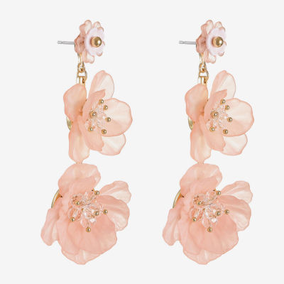Bijoux Bar Flower Drop Earrings