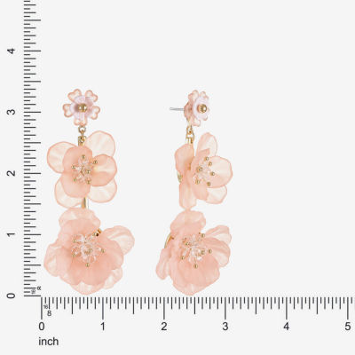 Bijoux Bar Flower Drop Earrings