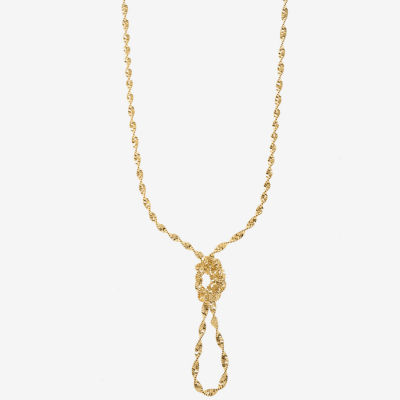 Monet Jewelry Twisted Gold Tone 28 Inch Y Necklaces