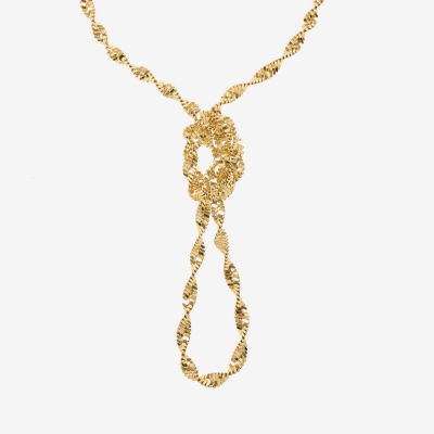 Monet Jewelry Twisted Gold Tone 28 Inch Y Necklaces