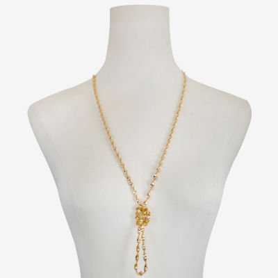 Monet Jewelry Twisted Gold Tone 28 Inch Y Necklaces