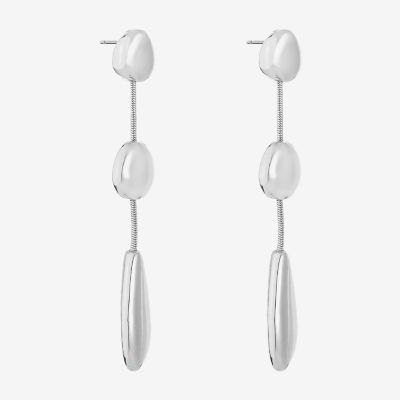 Liz Claiborne Womens Hypoallergenic Drop Earrings