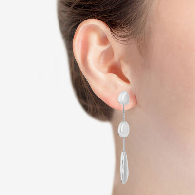 Liz Claiborne Womens Hypoallergenic Drop Earrings