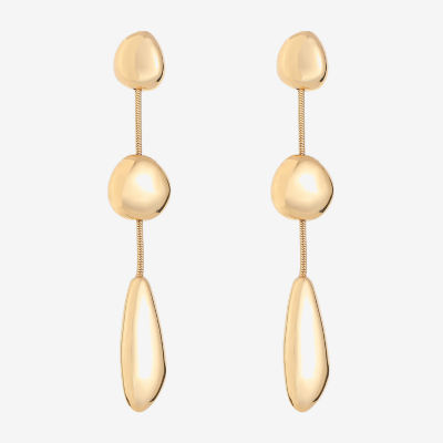 Liz Claiborne Womens Hypoallergenic Drop Earrings