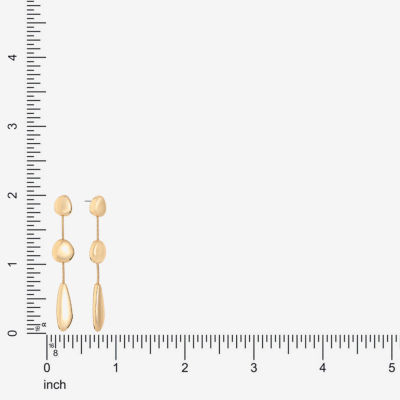 Liz Claiborne Womens Hypoallergenic Drop Earrings