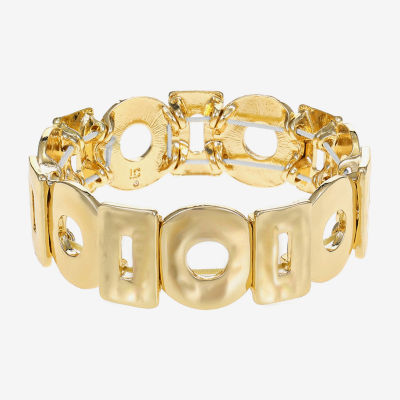 Liz Claiborne Hammered Womens Stretch Bracelet