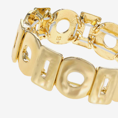 Liz Claiborne Hammered Womens Stretch Bracelet