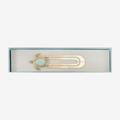 Monet Jewelry Gold Tone Turtle Bookmark
